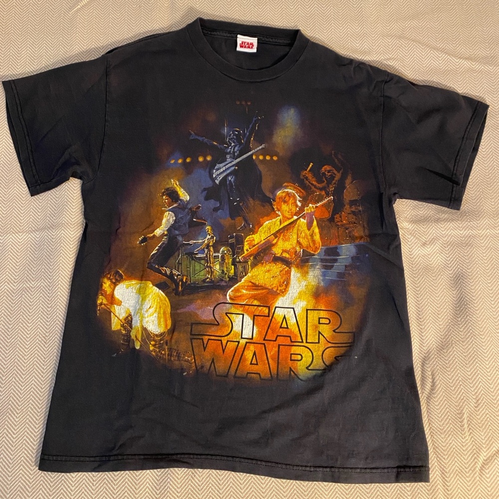 Vintage 90’s Star Wars Rock Band T Shirt